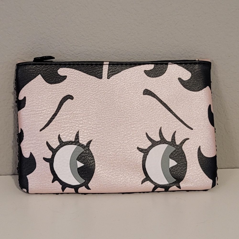 5/$25 Betty Boop Zip Wallet Clutch MakeUp Bag Pouch